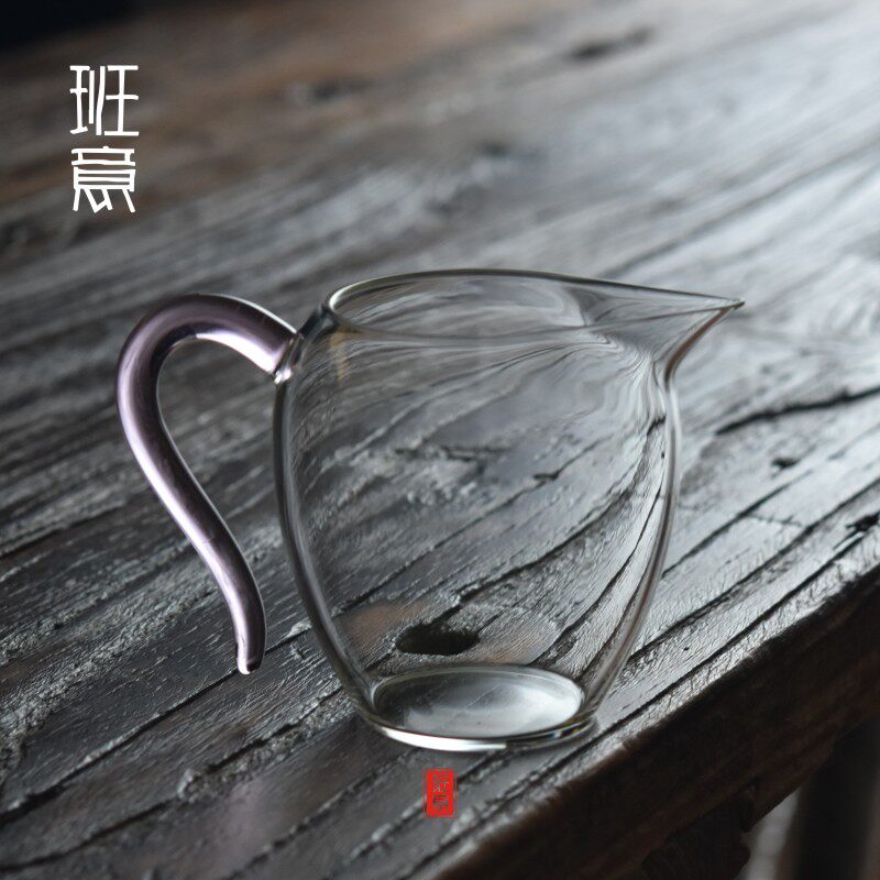 国内良品 纯手工耐热玻璃公杯 堪比自慢草堂 公道杯 分茶器 茶海