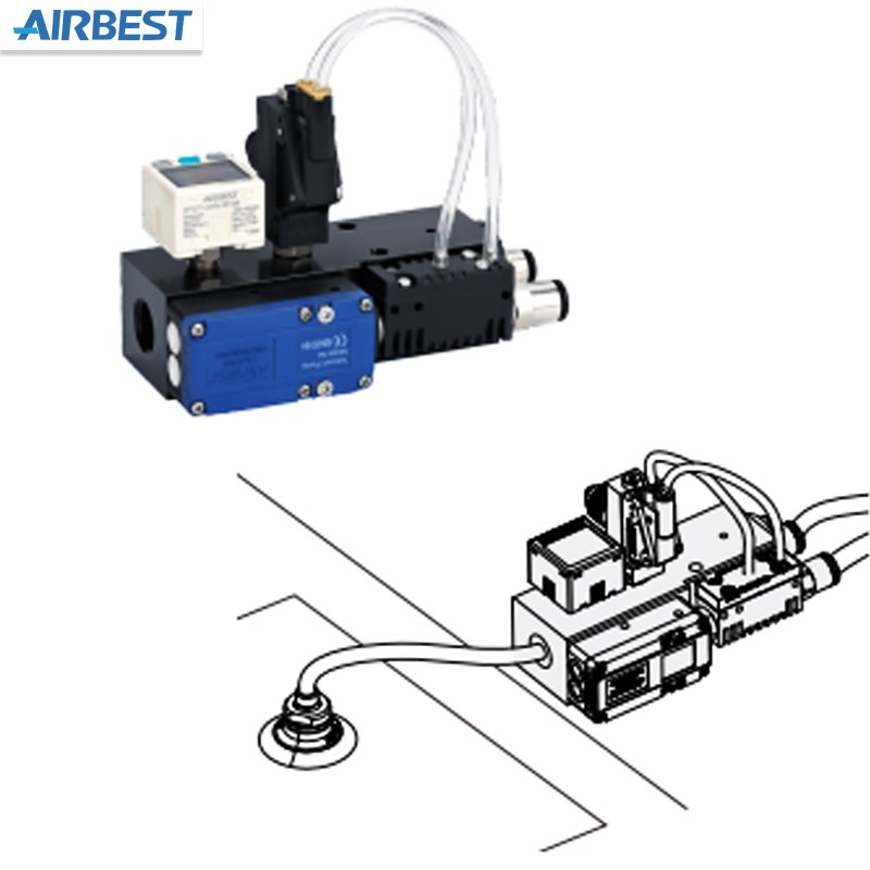 AIRBEST阿尔贝斯AZD20-ES大流量节能多级真空发生器正品
