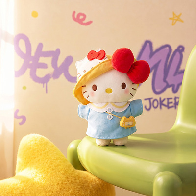 正版三丽鸥HelloKitty毛绒挂件