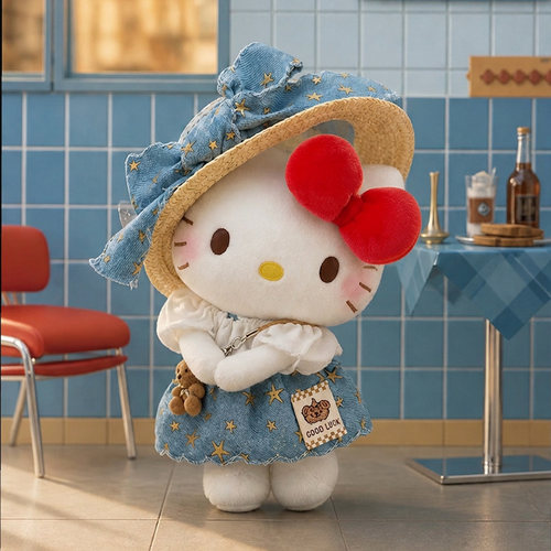 三丽鸥正版凯蒂猫毛绒公仔