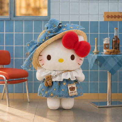 三丽鸥正版凯蒂猫毛绒公仔