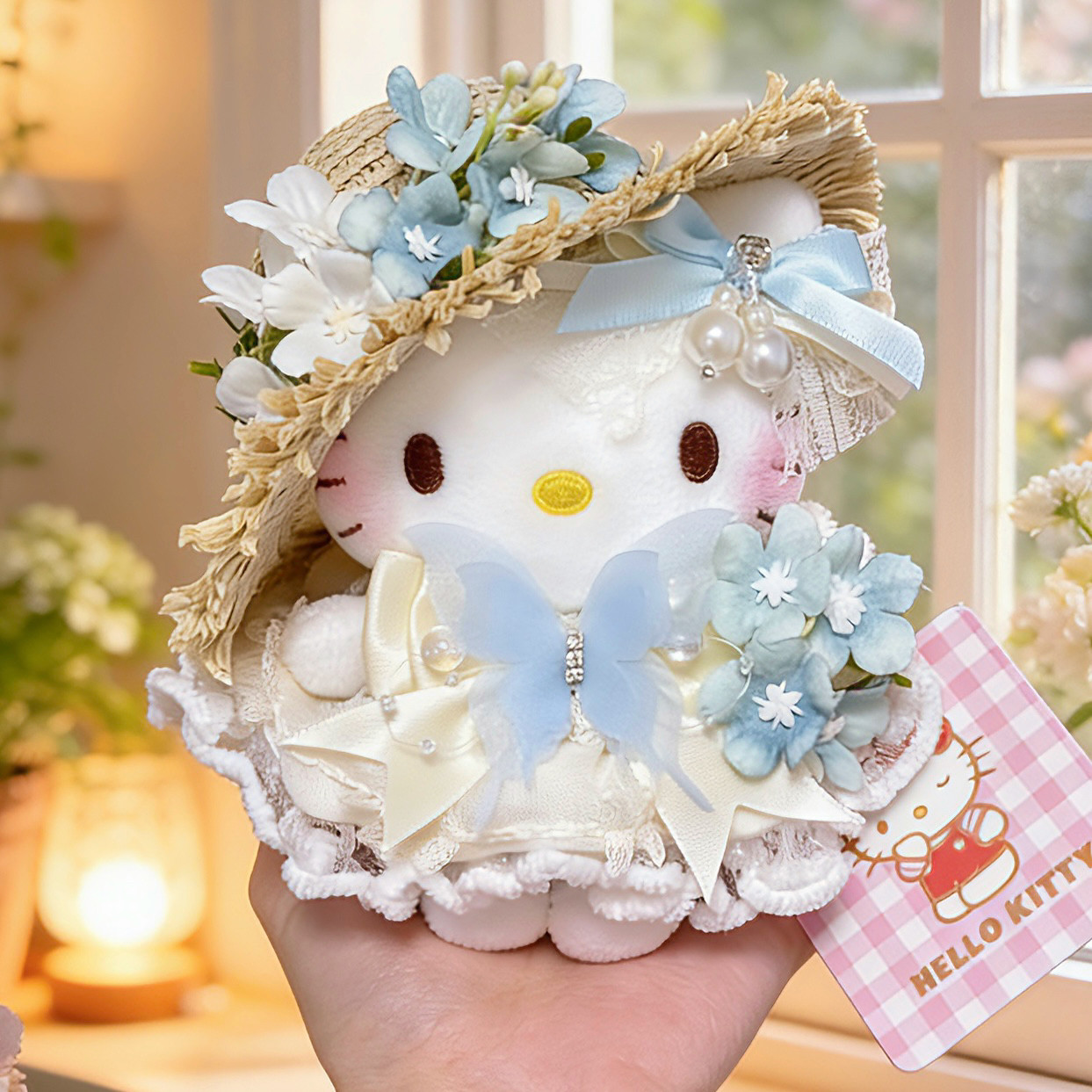 正版三丽鸥哈喽hellokitty公仔图片