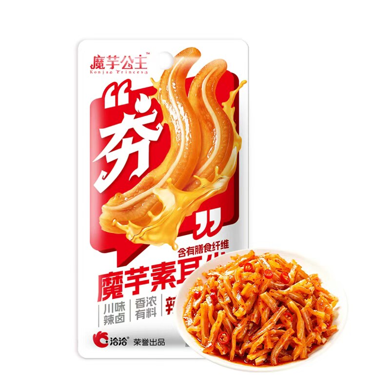 洽洽魔芋公主魔芋素耳尖老卤味16g