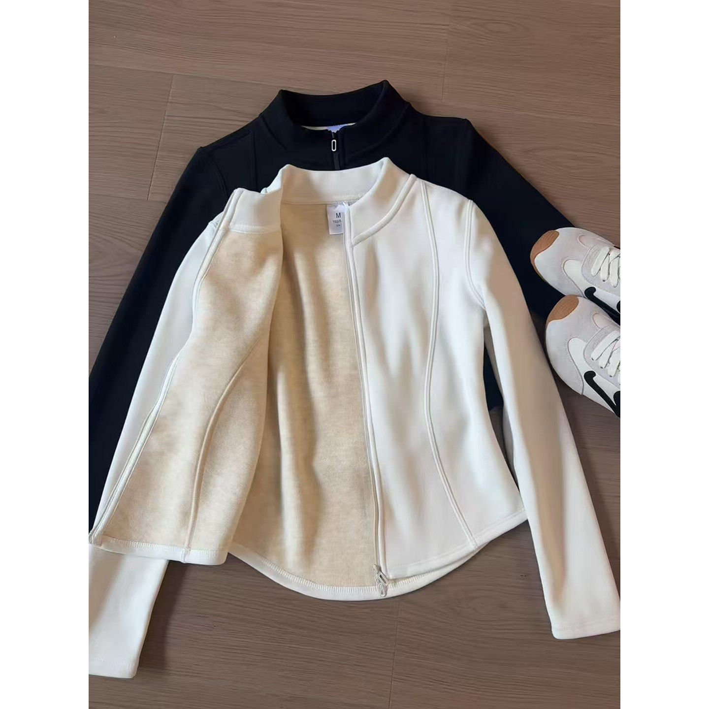 修身摇粒绒卫衣外套女装冬季加绒冲锋衣抓绒羽绒服内胆保暖内搭,女装/女士精品,卫衣/绒衫,淘宝优惠券,粉丝福利购,淘宝优惠卷