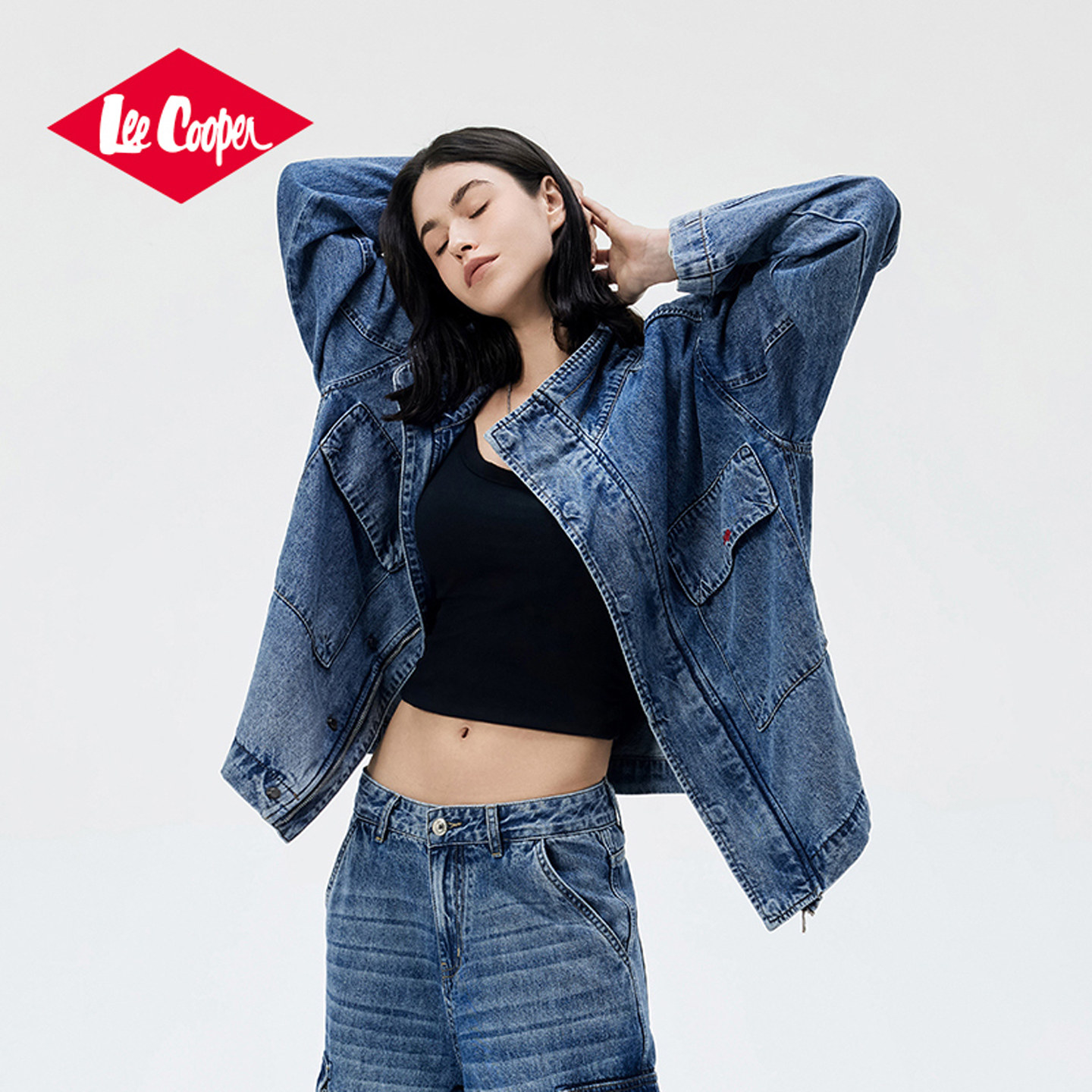 LeeCooper男女同款牛仔夹克图片