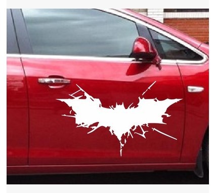 反光车贴 威诗柏反光贴纸 黑暗骑士 蝙蝠侠标志尾箱 汽车贴纸