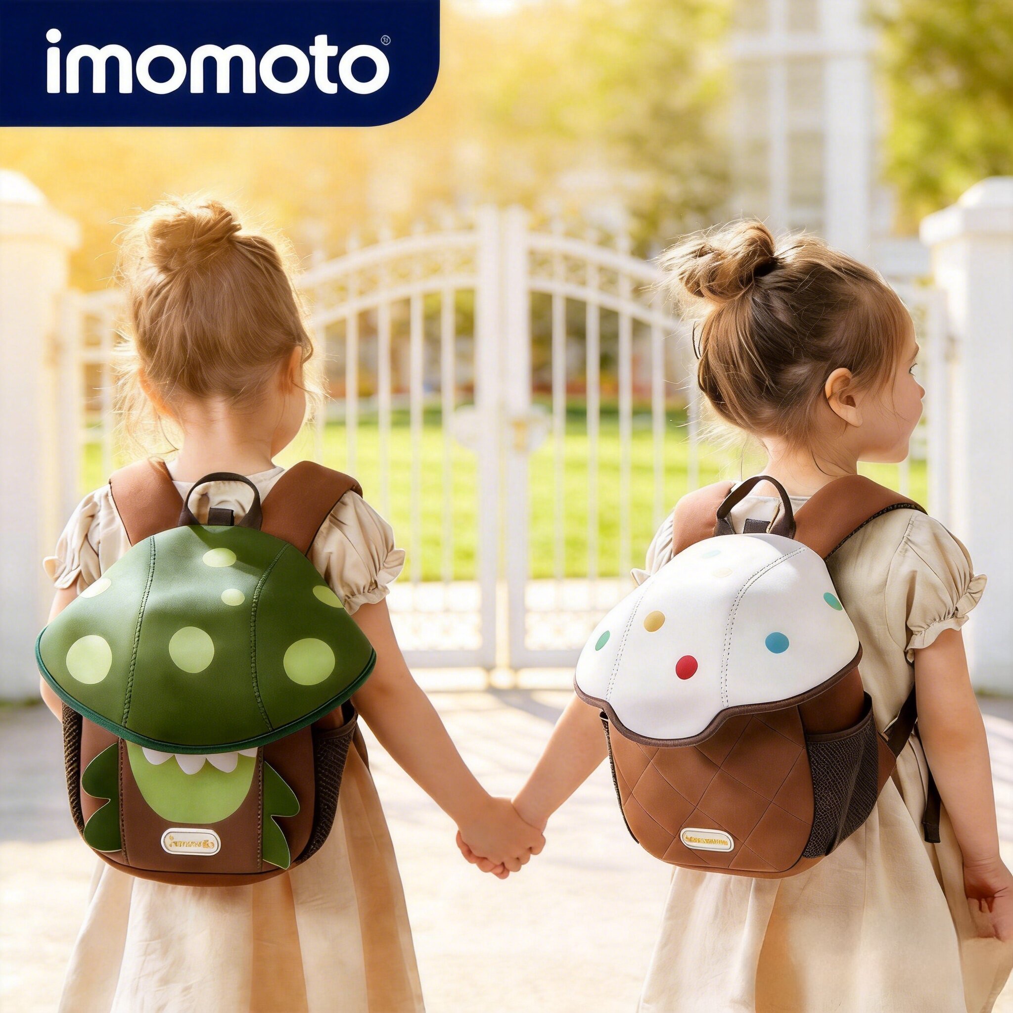 imomoto儿童幼儿园背包双肩包