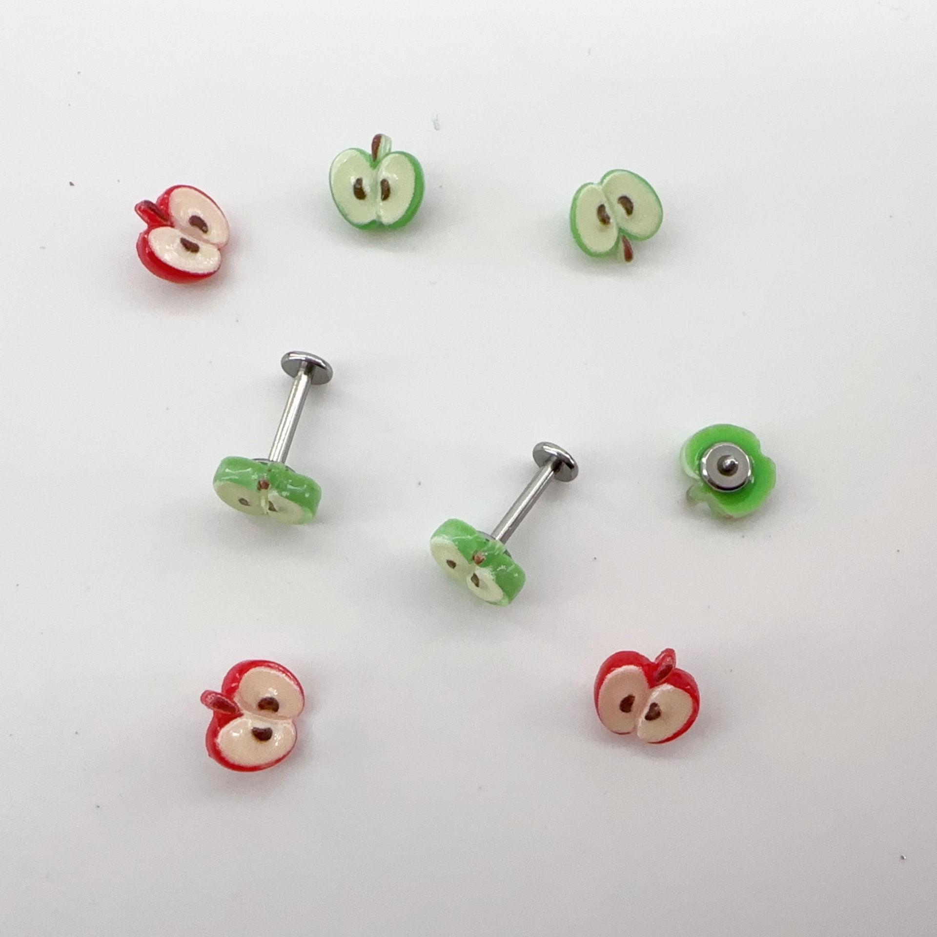 钛合金树脂小红内牙卡通搞怪钛钢唇钉耳骨穿刺义乌配,饰品/流行首饰/时尚饰品新,唇环/唇钉,淘宝优惠券,粉丝福利购,淘宝优惠卷