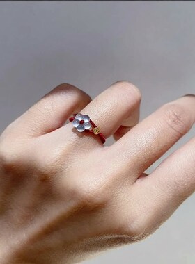 相思故新中式有钱花戒指本命年