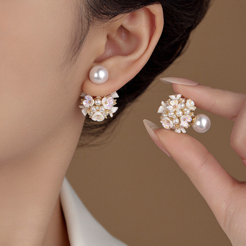 夸张珍珠耳钉高级感轻奢耳环新款爆款气质复古洋气花朵耳饰女,饰品/流行首饰/时尚饰品新,耳环,淘宝优惠券,粉丝福利购,淘宝优惠卷