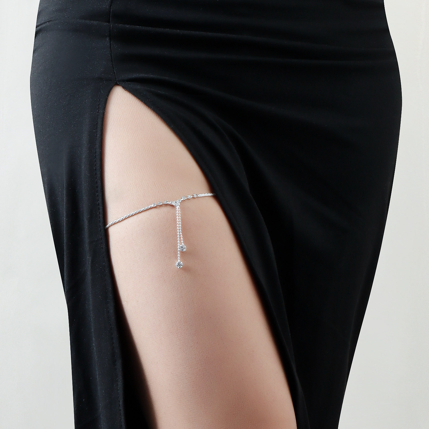 性感沙滩简约大腿链几何流苏身体链水钻金属链条腿环辣妹,饰品/流行首饰/时尚饰品新,腿链,淘宝优惠券,粉丝福利购,淘宝优惠卷