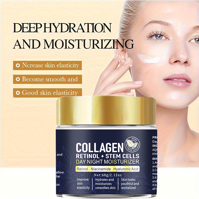 Face cream视黄醇面霜嫩肤紧致保湿面霜补水胶原蛋白维生素e面霜