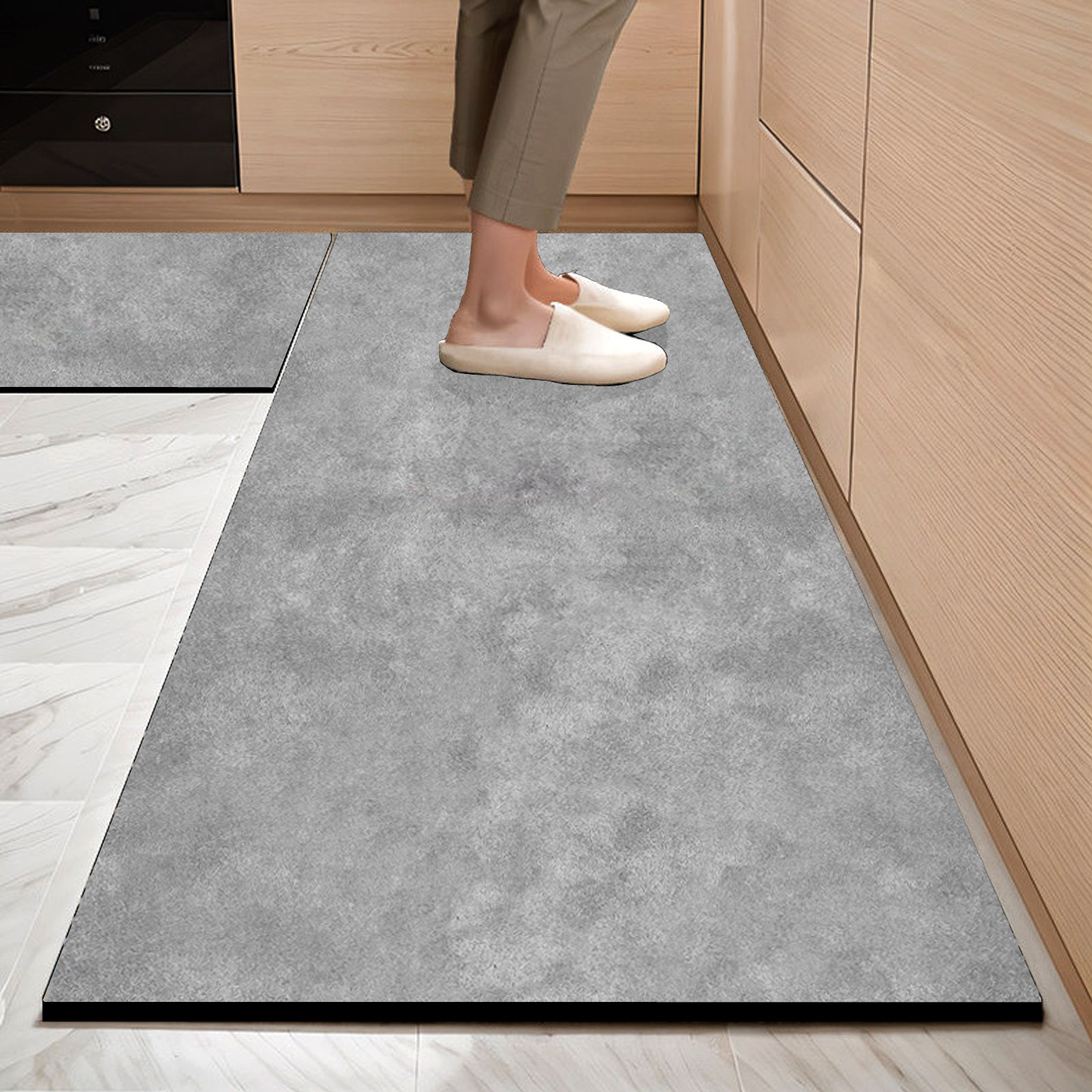 专用厨房地垫吸水防滑防油可擦免洗耐脏 纳帕皮革地毯垫脚垫加厚,居家布艺,厨房地垫,淘宝优惠券,粉丝福利购,淘宝优惠卷