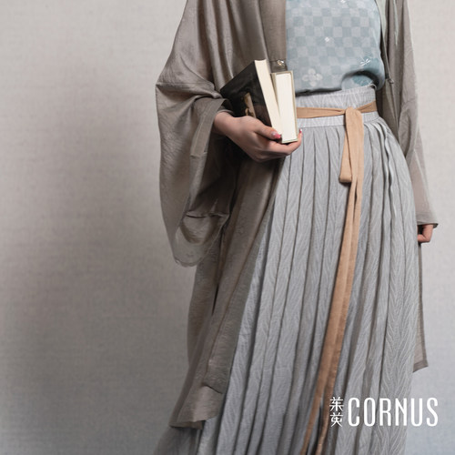 【国丝走秀款】茱萸汉服｜流水 一片式褶裙 汉服日常半身裙国风