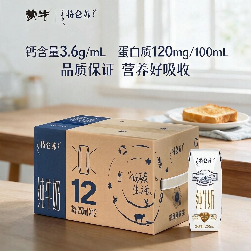 蒙牛特仑苏纯牛奶早餐奶