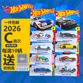 2026C批次风火轮小车法拉利跑车奔驰保时捷宾利GTR合金小车C4982