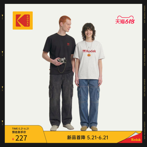 柯达2026早夏女款大LogoT恤