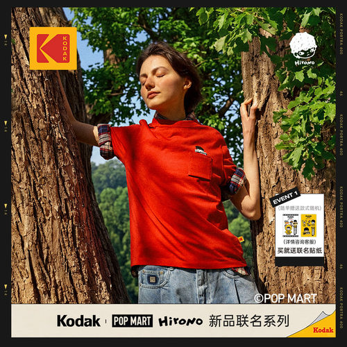 【KODAK×Hirono】印花T恤