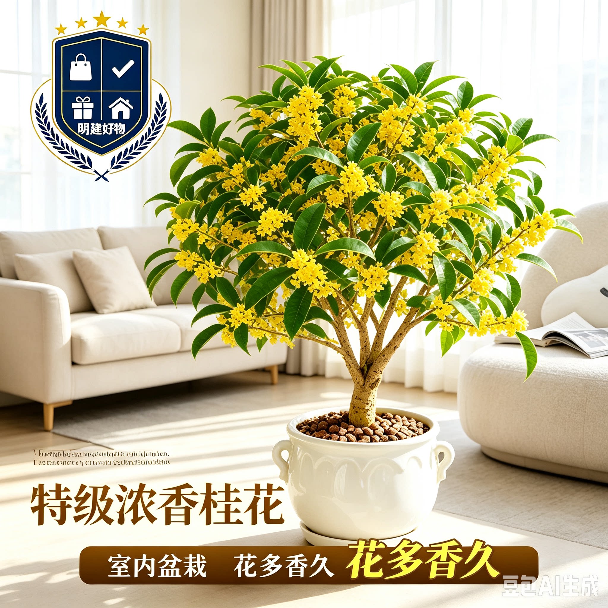 桂花盆栽四季桂树苗浓香型室内庭院好养种植简单栽种CX2