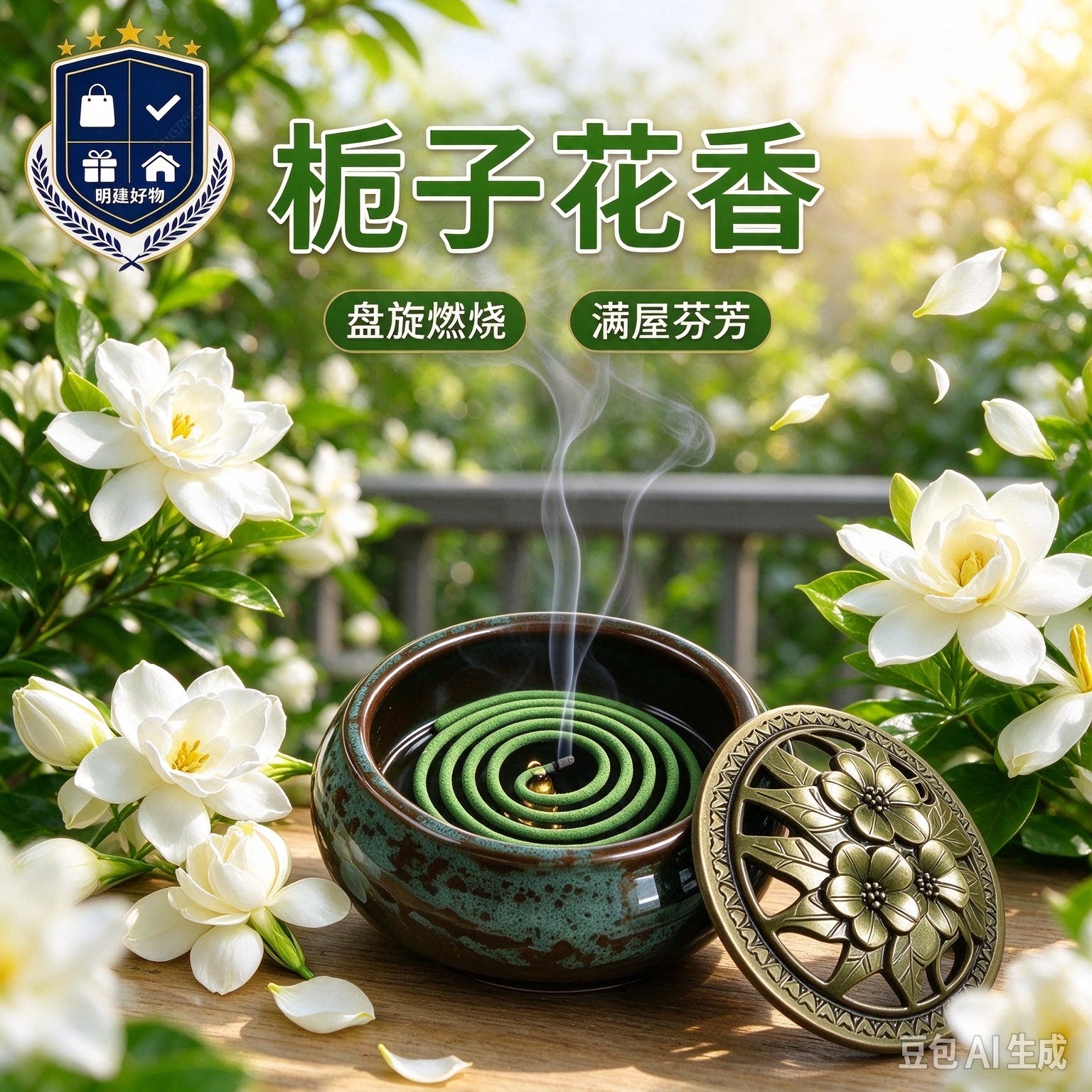 盘香薰衣草栀子花香薰家用室内持久留香茉莉香桂花香天然沉香CX