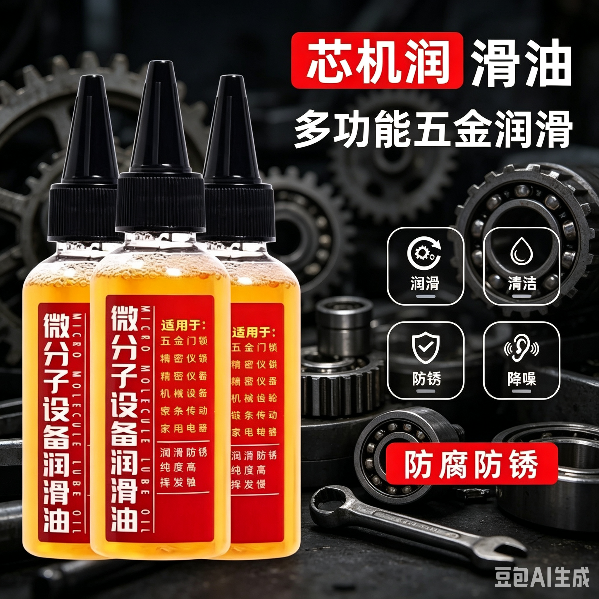 【促销到手9块9】防锈锁芯机润滑油 机械轴承滑轮风扇链条润滑ZX