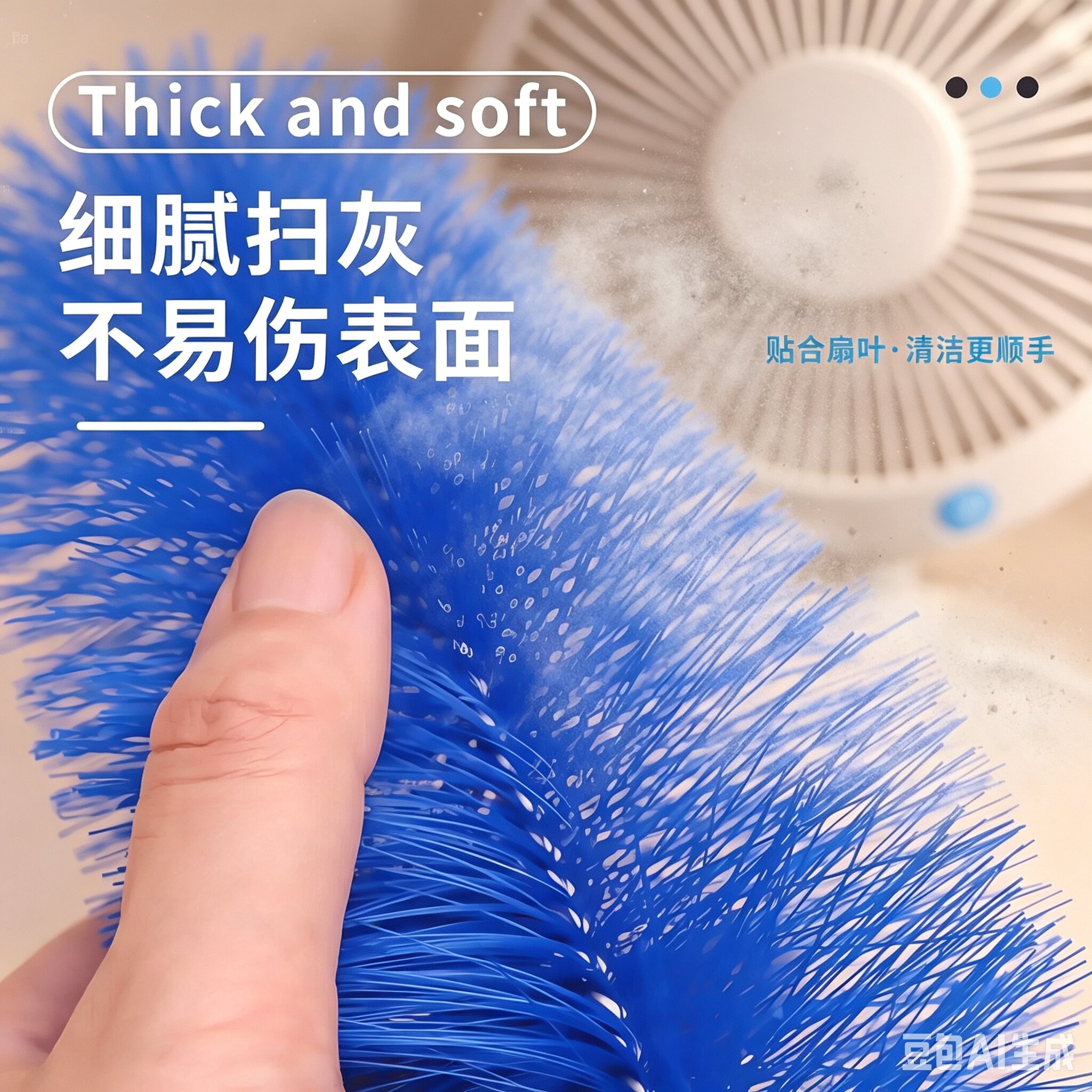 抢！！【到手9块9】风扇刷可弯曲纱窗百叶窗除尘掸子空调刷ZX3