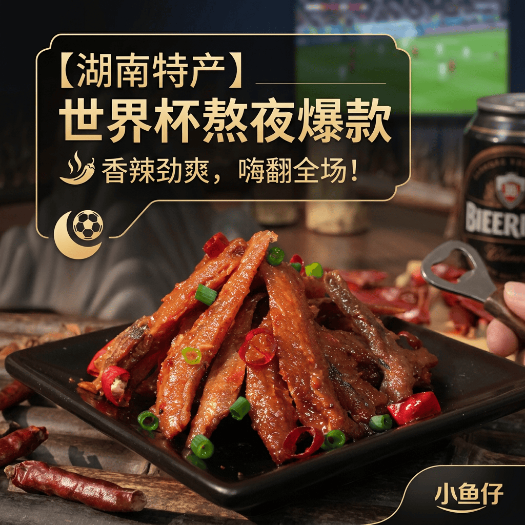 【50包】劲辣小鱼仔东江福深海小鱼干香辣毛毛鱼解馋香辣零食鱼仔