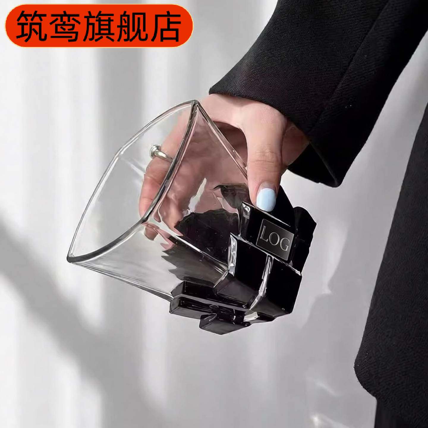 彩绘质感冰块杯艺术小众限定冷饮