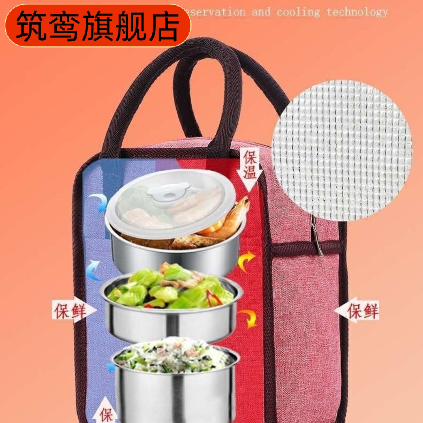 保温袋防水牛津布手提保温饭盒