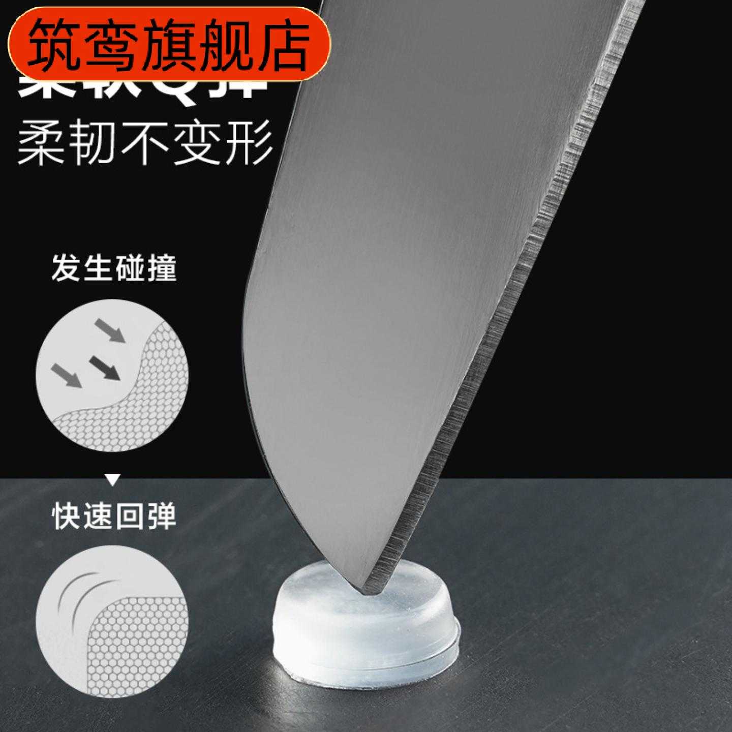 圆柱形透明硅胶防撞粒脚垫柜门