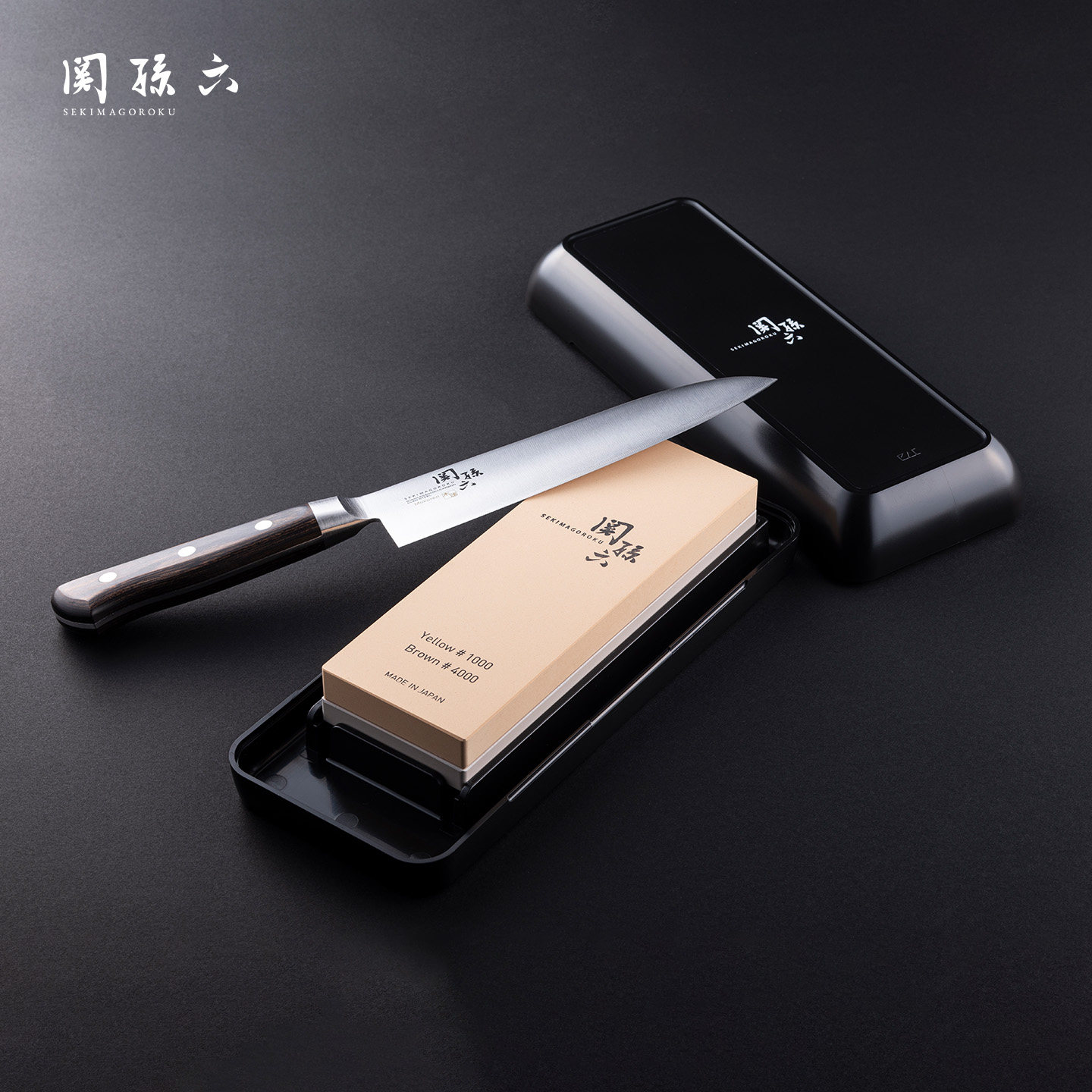 贝印关孙六专业磨刀器套装锋利