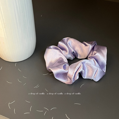 Vanilla / 紫色很有韵味 温柔好光泽仿真丝绸缎大肠发圈