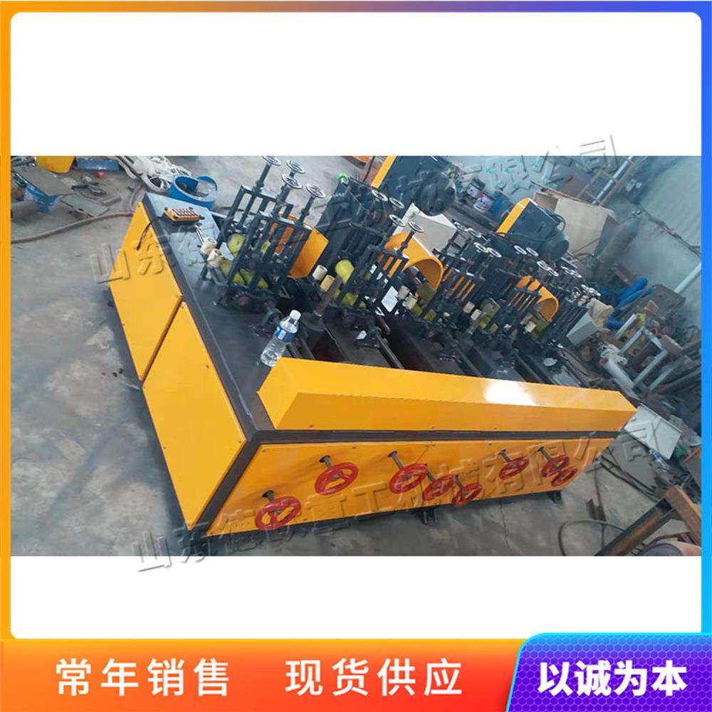 全自动方管抛光机 管材表面抛光打磨拉丝机五金电镀汽摩配件