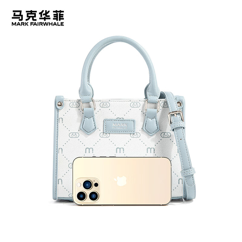 马克华菲简约时尚斜挎水桶包包女图片