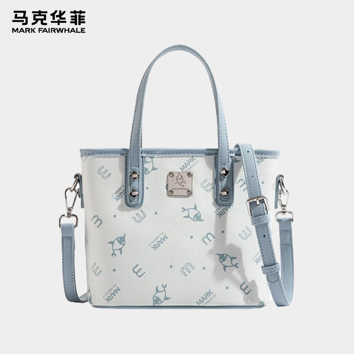 马克华菲简约百搭大容量托特包女图片