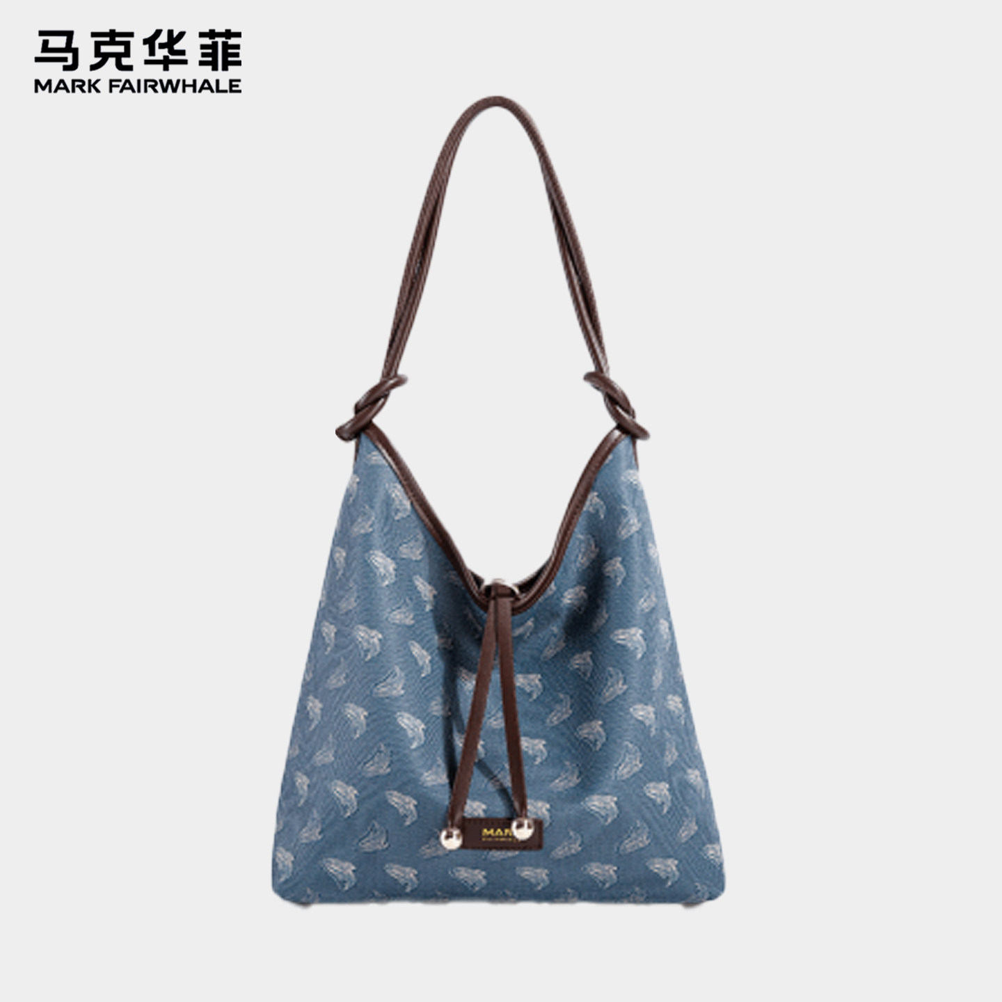 马克华菲大容量复古托特包女款图片
