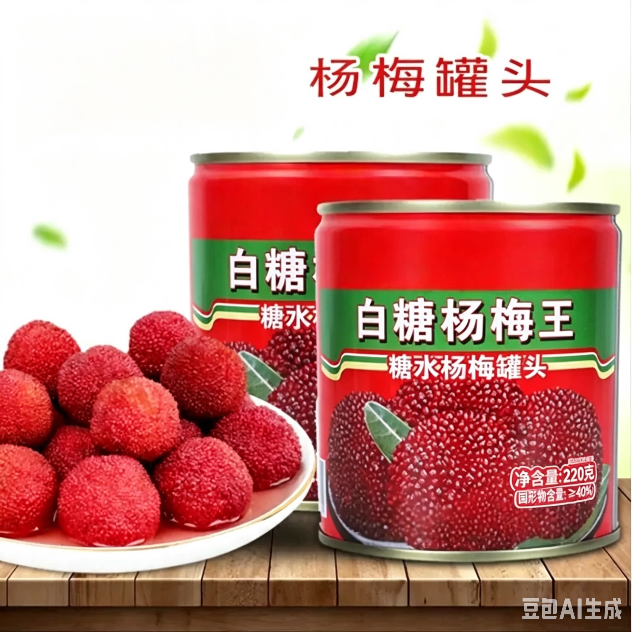 当季日期新鲜现摘杨梅罐头大果果肉饱满清甜多汁即食