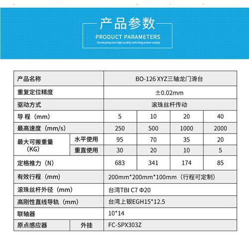 厂家热销xyz三轴龙门模组滑台 丝杆导轨线性滑台 铝型材可定 制
