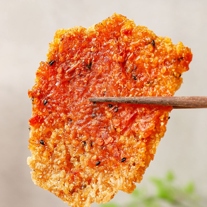 大别山农家手工糯米锅巴袋装手工咸香酥脆微微辣精选零食代餐