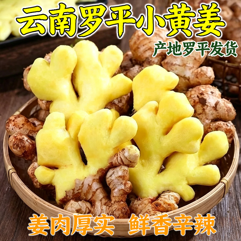 姜品园云南罗平小黄姜新鲜生姜