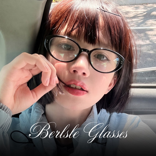 复古窄框猫眼近视眼镜框女款小脸