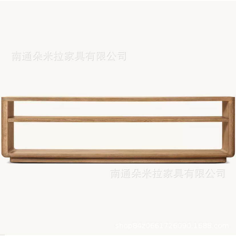 RH美式实木高端豪华边几家用简约美式沙发边几茶几