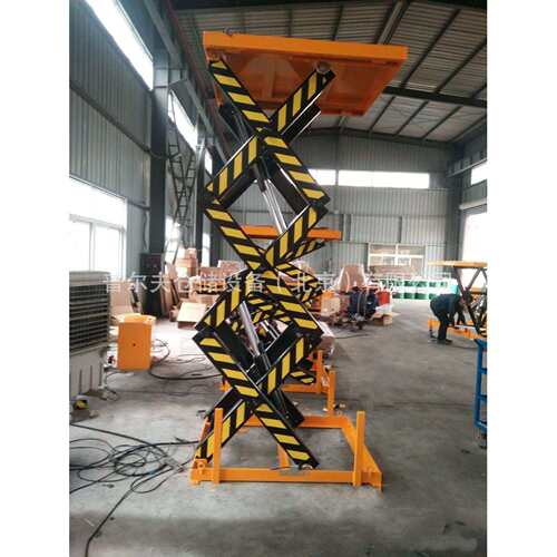 非标流水线上下料固定剪叉式电动液压升降平台旋转辊筒滚筒滚珠