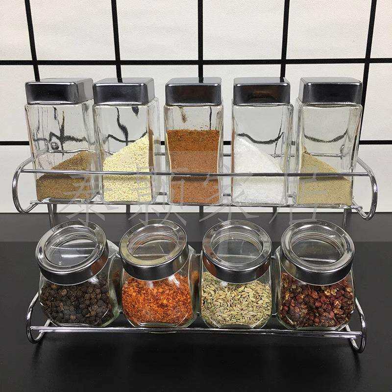 样板房厨房摆件酒店展厅装饰品橱柜调味罐储物罐油壶套装家居创意