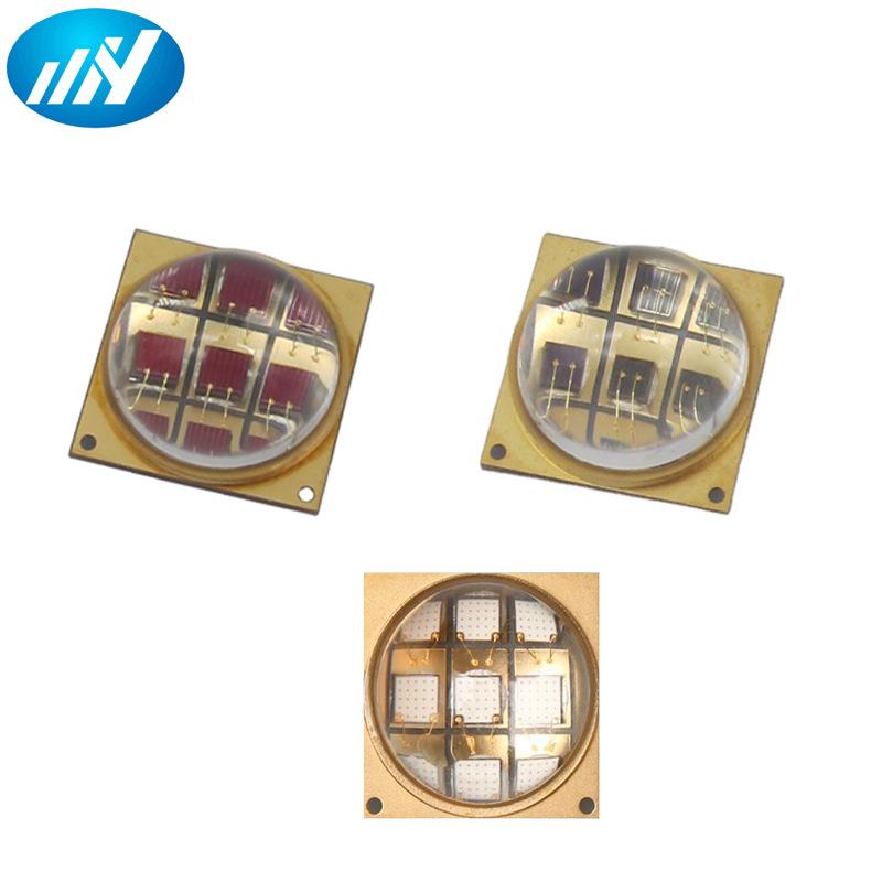 高功率集成COBLED 20w 450nm455nm470nm480nm蓝色工业检测光源 - 实物图