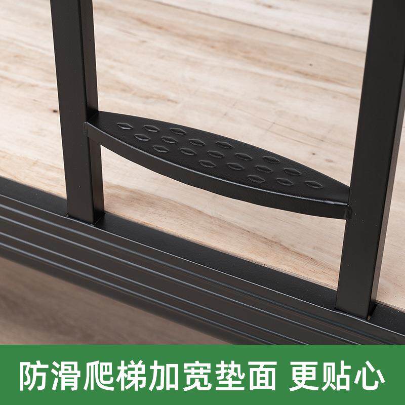 型材上下床铁架床双层床员工学生宿舍公寓上下铺高低床单人床