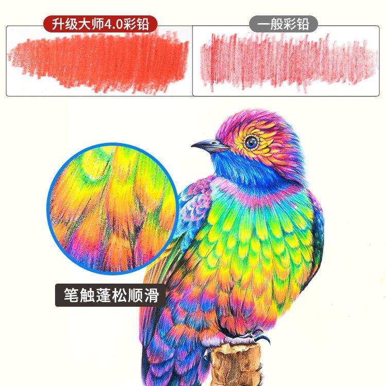 Marco马可大师系列彩色铅笔美术设计绘画油性水溶性彩铅笔专业手