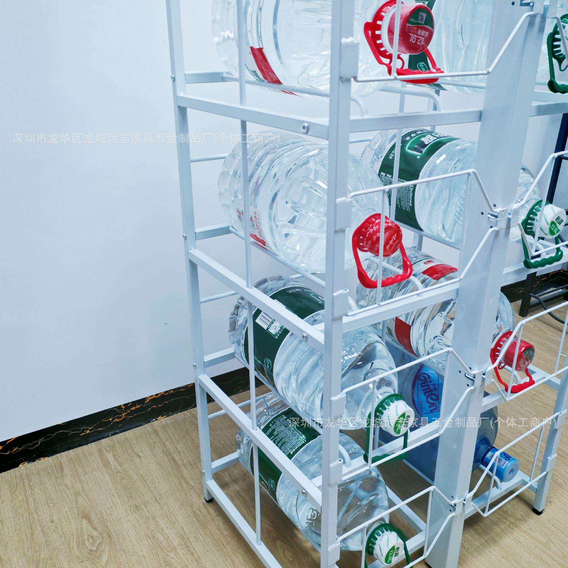 超市水桶收纳展示加粗10-15L桶水桶架、桶装水倒置架子、纯净水桶