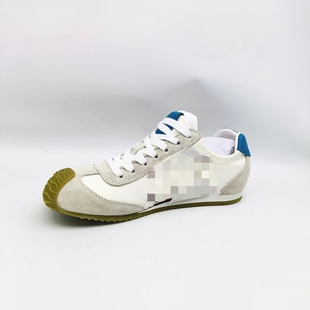 65180 货号A939 平底舒适休闲阿甘鞋 复古系带轻便拼色