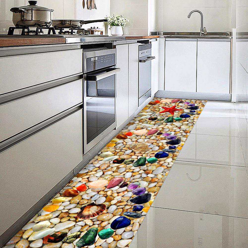 PAG佩格自粘防滑地贴 厨房浴室翻新墙贴 鹅卵石防滑地板贴PVC斜纹